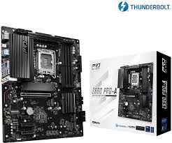 Motherboard Asrock Z890 PRO-A / DDR5 4X M.2 + 8X SATA / USB 3.2 / 2.5GB 1X