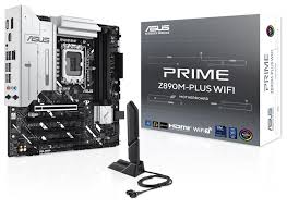 Motherboard ASUS Prime Z890M-PLUS WIFI / DDR5 3X M.2 + 4X SATA / USB 3.2 / RGB