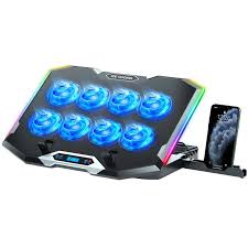 Enfriador BROCS Aura Frost, para Laptop / 8Ventiladores