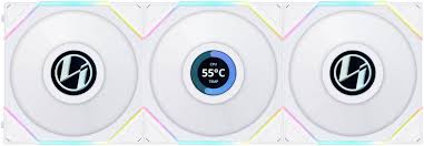 Ventiladores LIAN LI TL LCD 120MM 3 Ventiladores Blanco