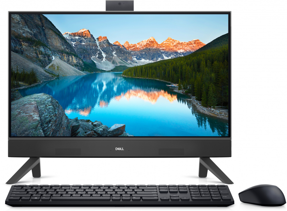 Todo en uno Dell Inspiron 5415 / Ryzen 5 7530U / 8GB / 512GB / W11H/ 23.8″ Touch / Negro