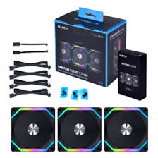Kit de Ventilador LIAN LI SL120 MM V2 3X Negro