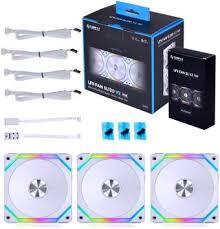 Kit de Ventilador LIAN LI SL120 MM V2 3X Blanco