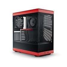 Case Gamer HYTE Y40 / ATX / Vidrio Templado /  Negro/Rojo