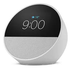 Bocina Amazon Echo Spot 2024 con Bluetooth Alexa, Alarma y Calendario