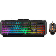 Combo Brocs Spectrum Gaming Teclado y Mouse RGB Cable Usb