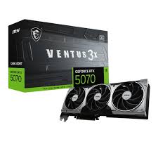 Tarjeta de Video MSI GeForce RTX 5070 12GB 3X OC / GDDR7 / 2542Mhz / Ventus