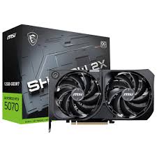 Tarjeta de Video MSI GeForce RTX 5070 12GB 2X OC / GDDR7 2557Mhz / Shadow