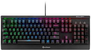 Teclado Sharkoon Skiller SGK3 Mecánico RGB Cable USB Negro