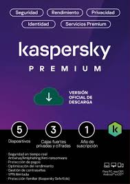Licencia Antivirus Kaspersky Premium 5 Dispositivos 1 Año