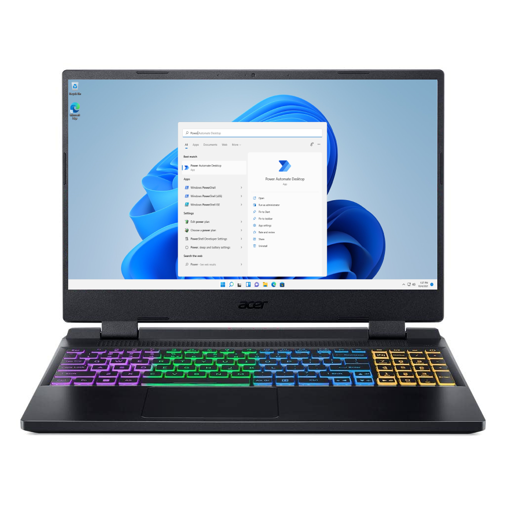 Laptop Acer Nitro 5, Intel® Core™ i5-12500H, 16GB Ram, 512GB SSD, NVIDIA® GeForce RTX™ 3050, 15.6″ FHD 144Hz / W11Ho