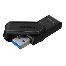 Memoria USB KINGSTON 64GB 3.2 Exodia Negro