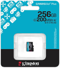 Memoria Micro SDXC KINGSTON 256GB Canvas Go Plus V30