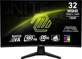 Monitor MSI 32&quot; MAG 32CQ6F Curvo WQHD / 2560x1440 Rapid VA 180Hz / FREESYNC / HDR HDMI/DP