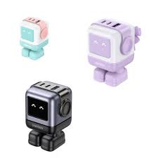 Cubo de Carga UGREEN CD361 Robot 2 Puertos Tipo C / 1 Puerto USB-A / 65W / Carga Rápida