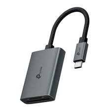 Lector de Tarjetas TP-LINK USB-C a 1 Puerto SD y 1 Puerto Micro SD