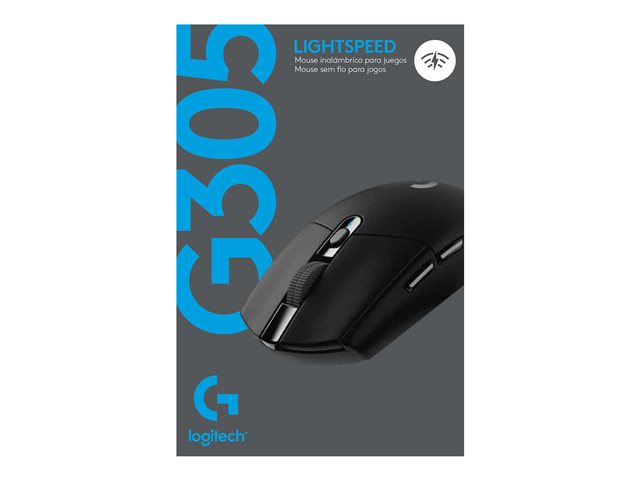 Mouse Gaming Logitech G305 Lightspeed Inalámbrico 12000DPI RGB