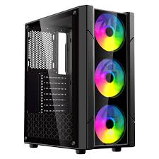 CASE GAMING EAGLE WARRIOR / VENTILADORES X3 DE 120MM / Vidrio Templado