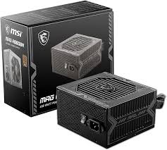Fuente de poder MSI Mag A650BN 650W 80 Plus Bronze No Modular ATX