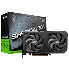 Tarjeta de Video MSI GEFORCE / RTX 5060 16G OC PLUS / GDDR7 2617Mhz / Shadow 2X OC