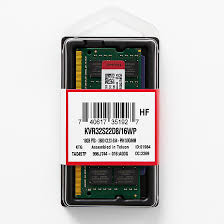 Memoria Ram KINGSTON DDR4 16GB / 3200MT/s / CL22 / SODIMM / 2Rx8