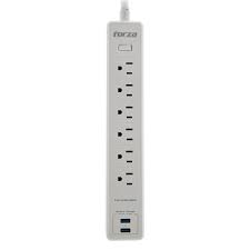 Regleta Forza / Protector de sobretensión - FSP-612USBW