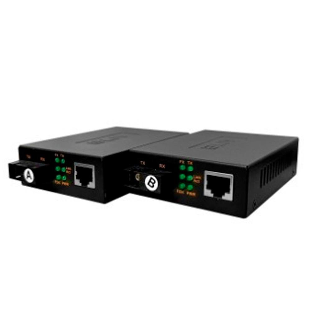 Media Converter Nextlink de FO SC 1.25Gbps a RJ45 10/100/1000 pareja