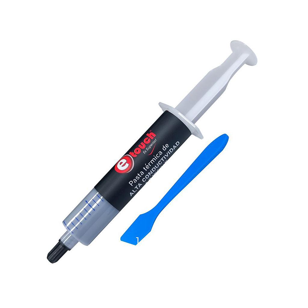 Pasta Térmica Gris E-Touch 30GM Alta Conductividad 6.0W/M-K