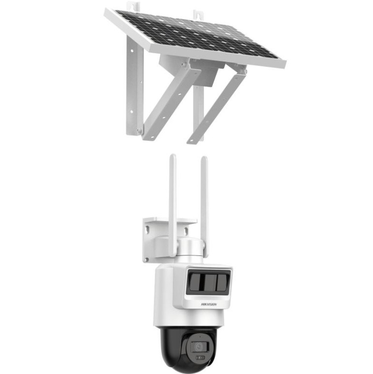 Cámara HIKVISION Solar / IP / Pt Pro / 4MP / 4G LTE / c/audio bidireccional y alarma de audio, ranura MicroSD hasta de 512GB(No incluida) / IP66