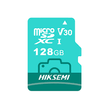 Memoria Micro SD HIKSEMI 128GB V30 Clase 10 95M/S Compatible con Cámaras