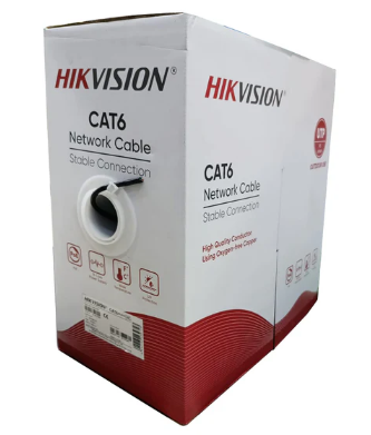 Bobina de cable de Red HIKVISION CAT6 EXTERIOR
