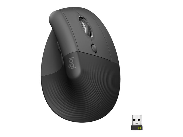 Mouse Logitech Lift Vertical Ergonómico / inalámbrico / 2.4 GHz, Bluetooth / 6 botones