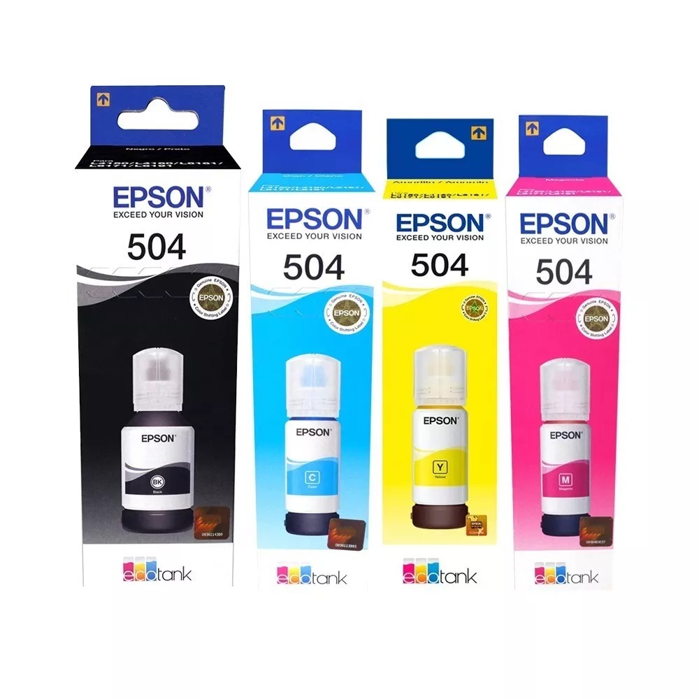 KIT Tintas EPSON 504 ORIGINALES