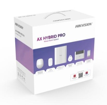 Kit de alarma Hikvision AX Hybrid Pro DS-PHA64-Kit-WB / Blanco / Wi-Fi 2.4 GHz / Ethernet