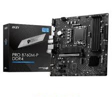 Motherboard MSI PRO B760M-P / LGA1700 / DDR4 M-ATX