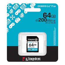 Memoria Micro SDXC KINGSTON 64GB Canvas Go Plus 4K