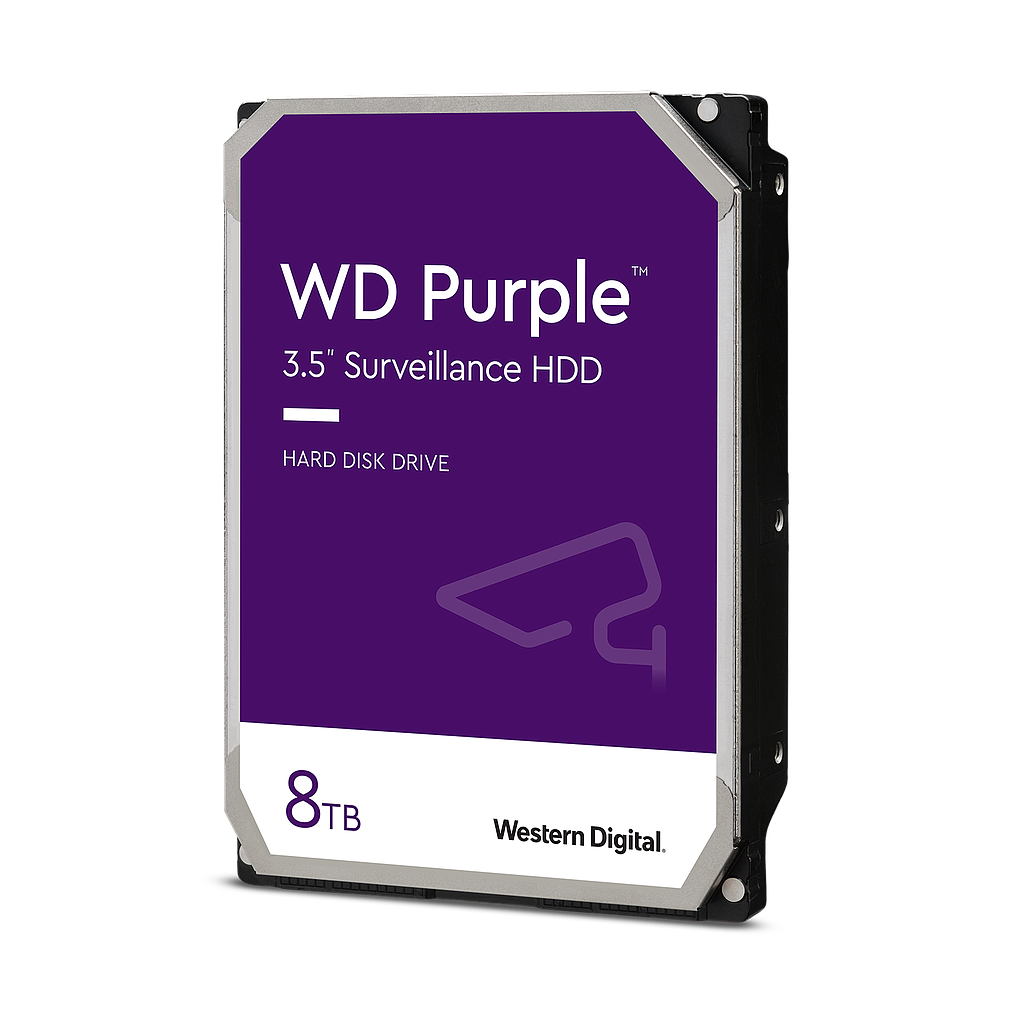 Disco duro interno WesternDigital Púrpura 8TB 3.5" 7200 RPM