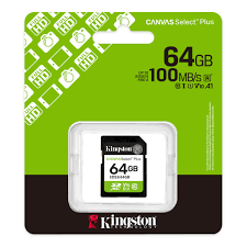 Memoria SD KINGSTON 64GB Plus