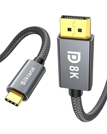 Cable Silkland USB-C a DisplayPort 8K 1M.