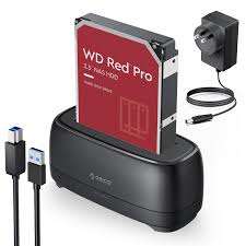 Estación ORICO duplicador/función de clonación de disco duro externo para HDD SSD de 2.5 ''/3.5'' máx. hasta 22TB