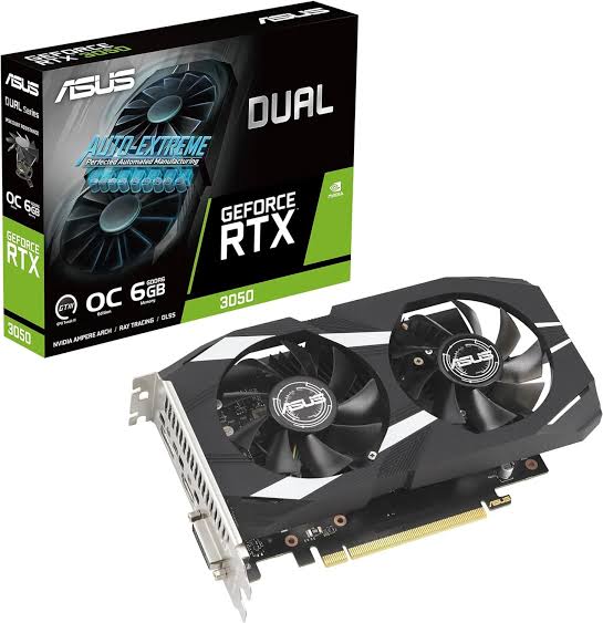 Tarjeta de Video ASUS RTX3050-O6G / GDDR6 1537Mhz