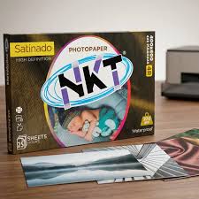 Papel Fotográfico NKT 270G Satinado 4x6 4R 25hojas