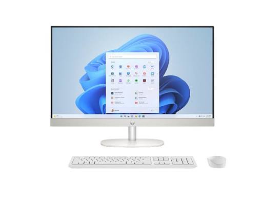 Todo en uno HP AIO HP 24-cr0251la / R5-7520U 8GB / 512GB / W11H / 23.8" Blanca