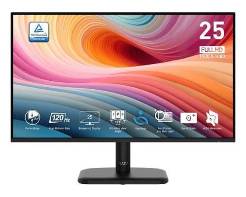 Monitor MSI PRO MP251L E2 / 24.5" / 1920x1080 / 120HZ / ANTI-GLARE / HDMI/VGA