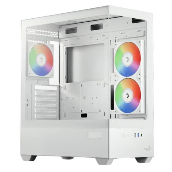 Case Gaming AEROCOOL P500D DIGI-G-WT-V1 Ventiladores x3 de 120MM