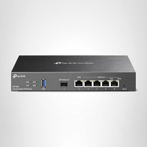 Router VPN Gigabit, Linea Omada, 3 puertos WAN + 1 SFP WAN, Balanceador de carga y Failover, marca TP-Link