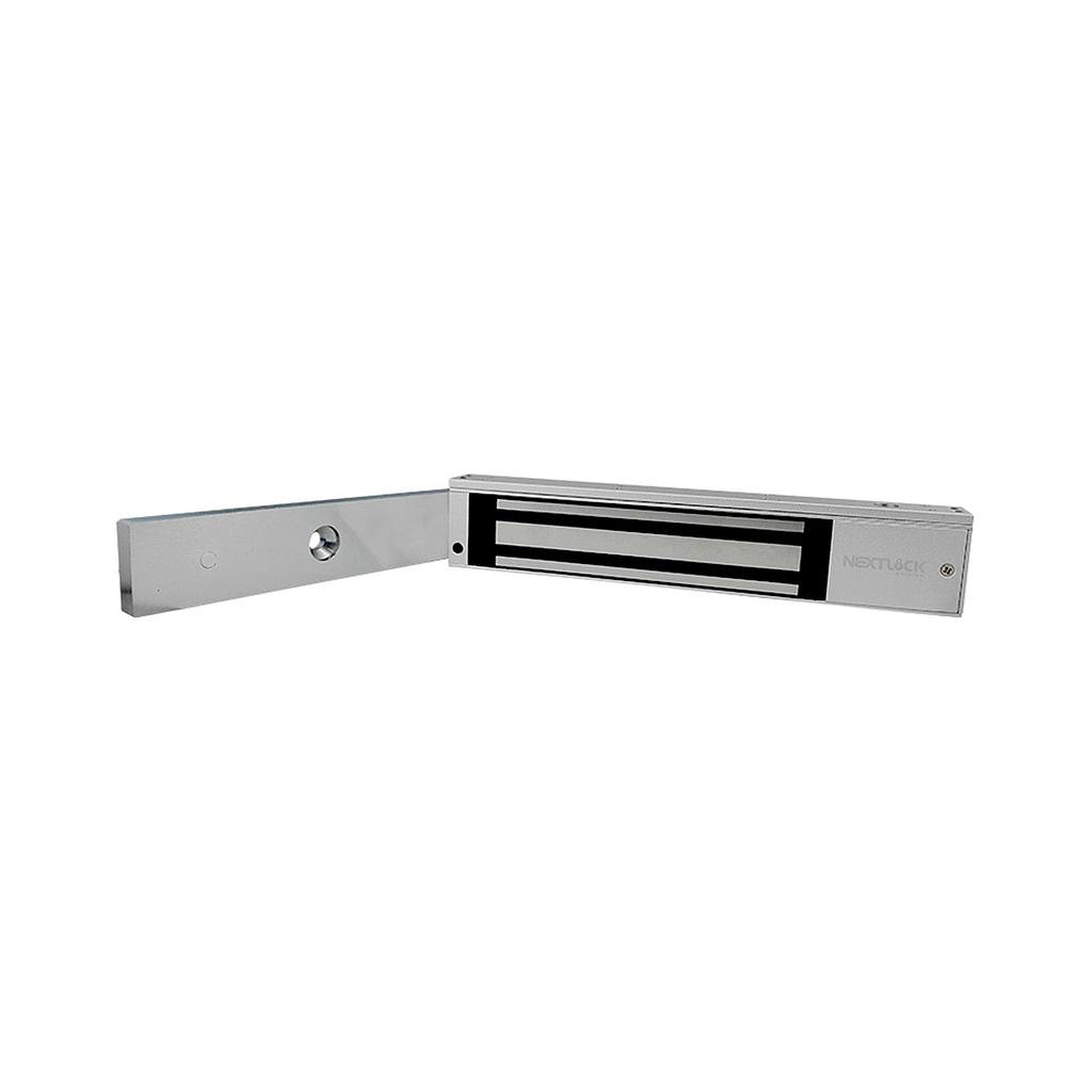 Chapa electromagnética de 280kg - 600lbs con LED indicador de bloqueo, marca Nextlock
