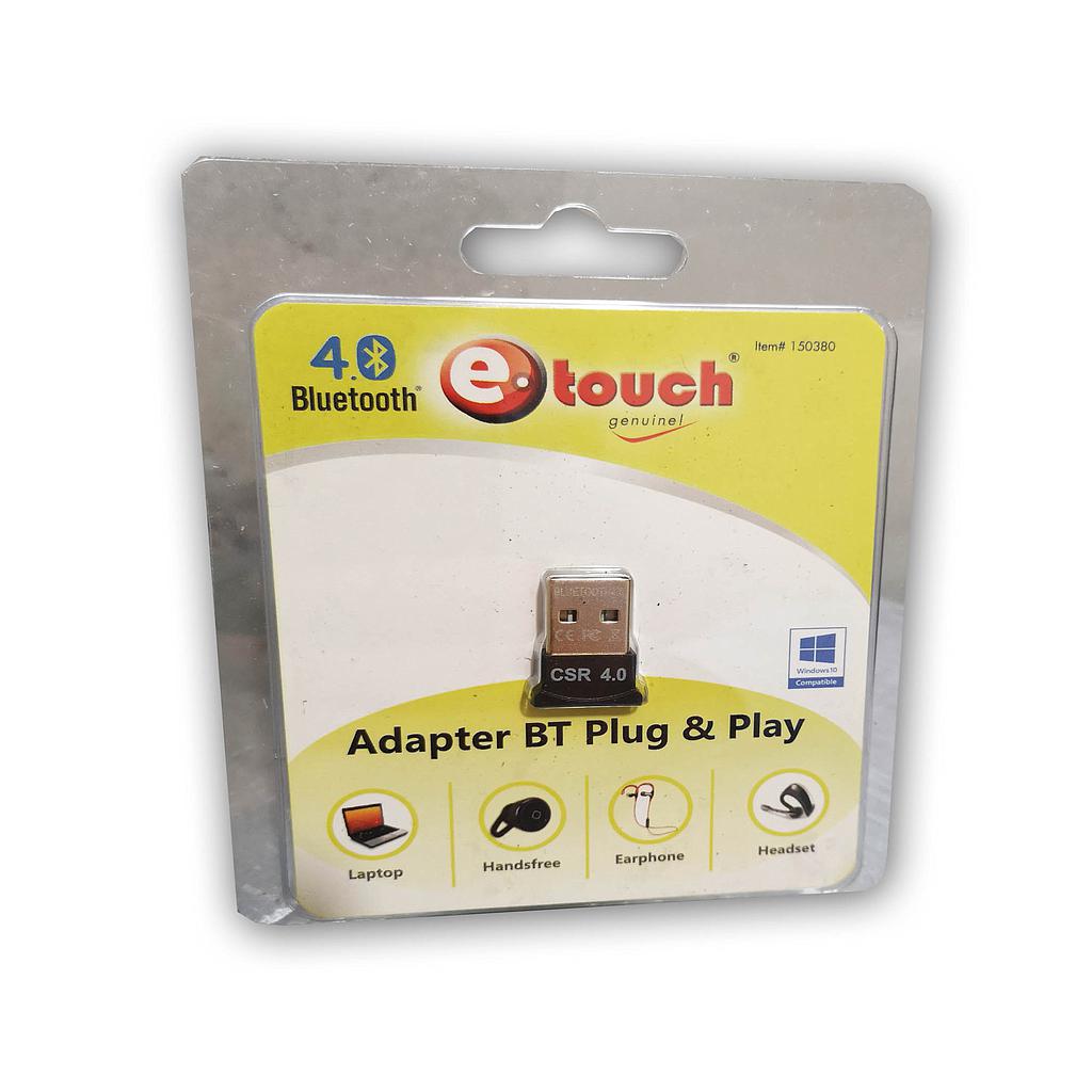 Adaptador E-Touch Bluetooth 4.0 Comp. Windows 10