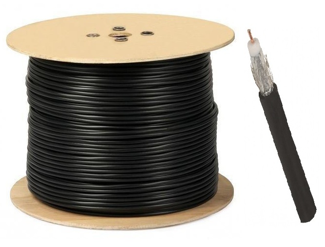Bobina de Cable Coaxial RG-6 90% 305M https://compuaccesoriosmax.com/