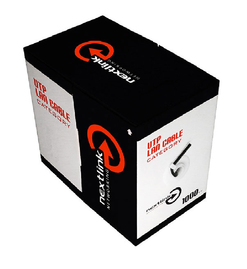 Bobina de Cable de Red NextLink UTP CAT5 Exterior / 305 metros